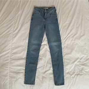 Topshop medium blue Jamie jeans
